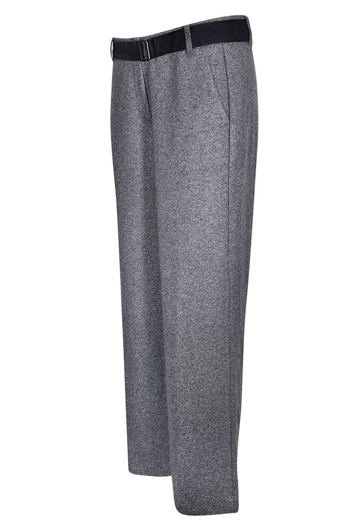 Pantalon habillé à jambe large vue de face pour femme kennys