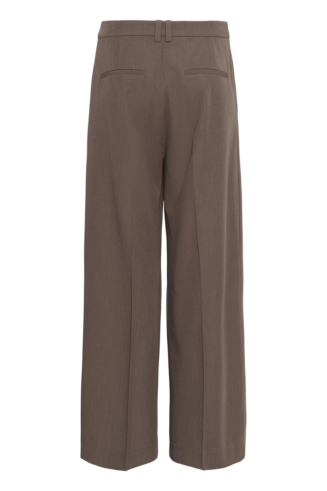 Pantalon habillé Quit Wide noir coupe large vue de face pour femme Inwear