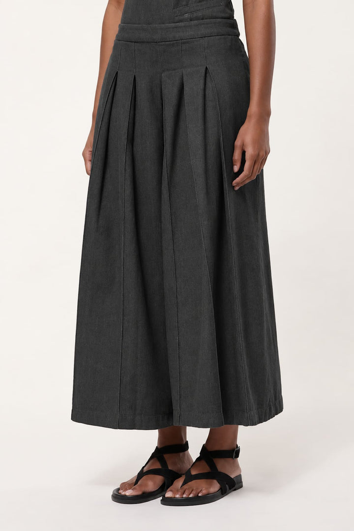 Pantalon large à plis pour femme Humility