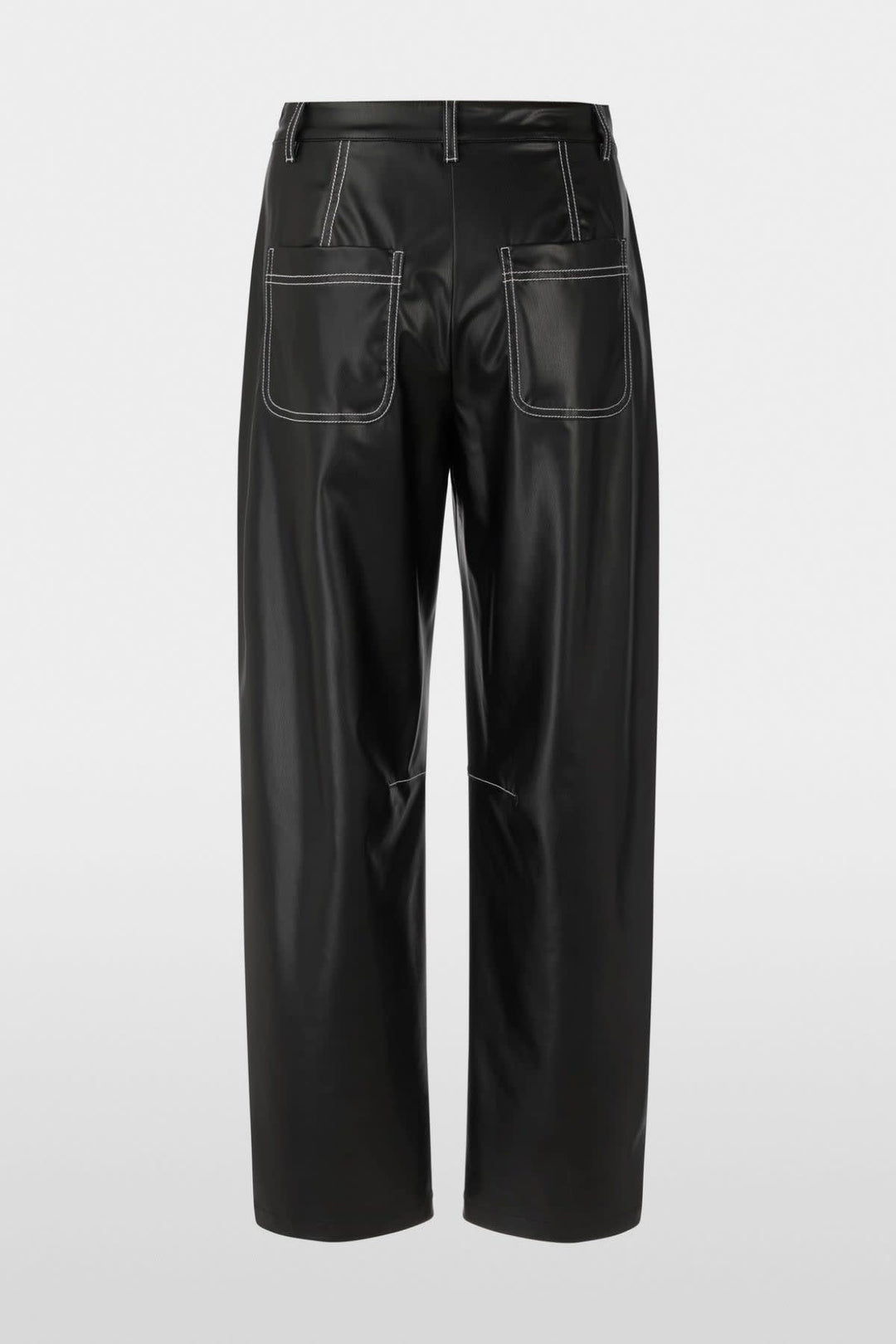 RUMA faux leather pants, front view, for women by Marc Cain