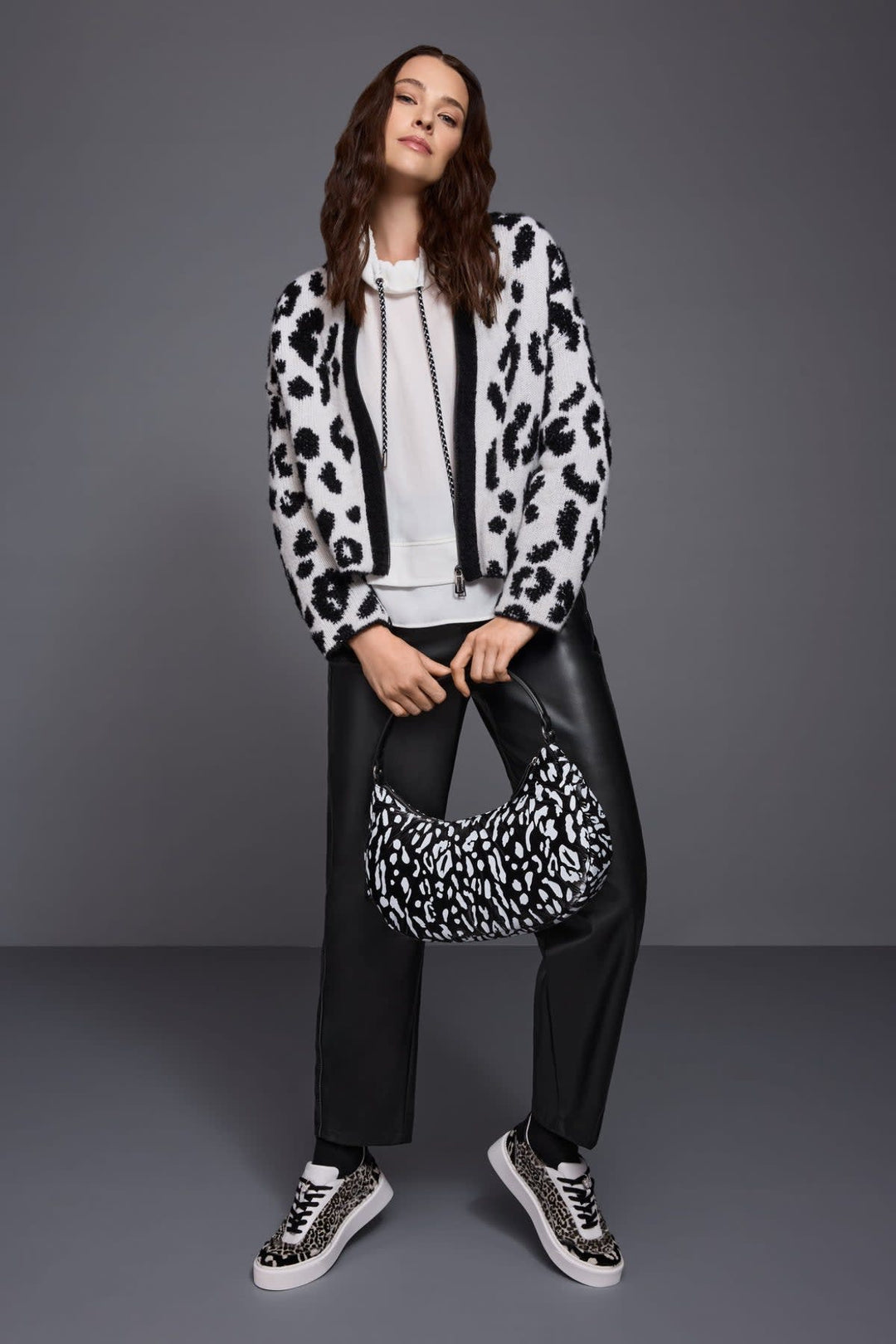 RUMA faux leather pants for women by Marc Cain