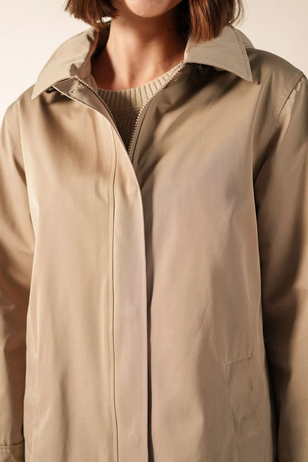 Parka imperméable STE SOPHIA à capuche amovible pour femme Saint James