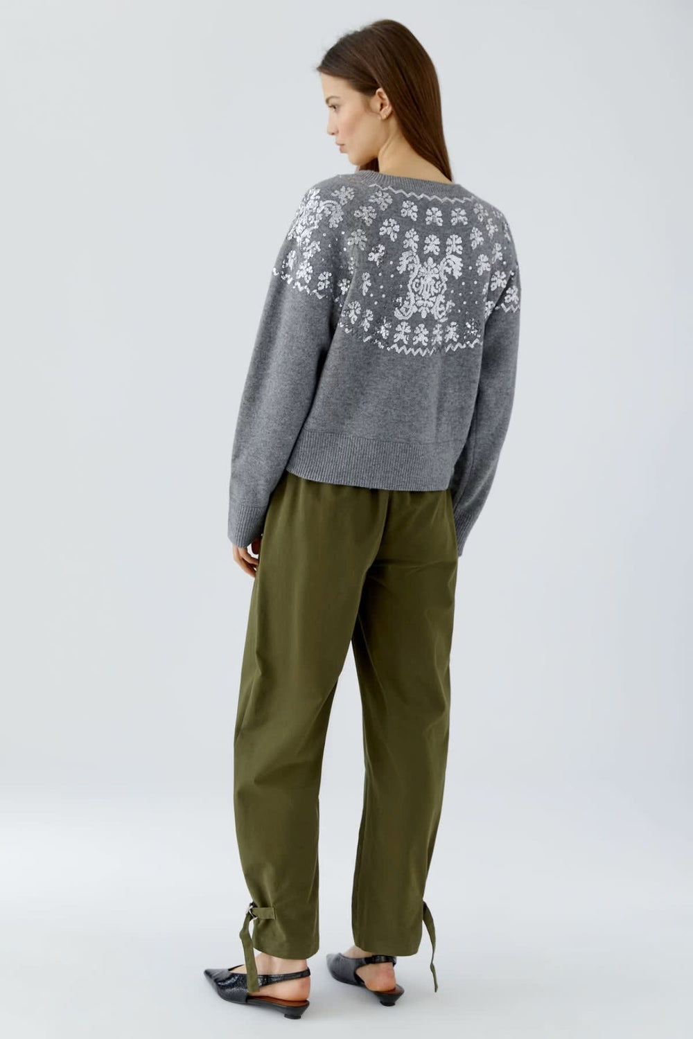 Pull à sequins pour femme Oui