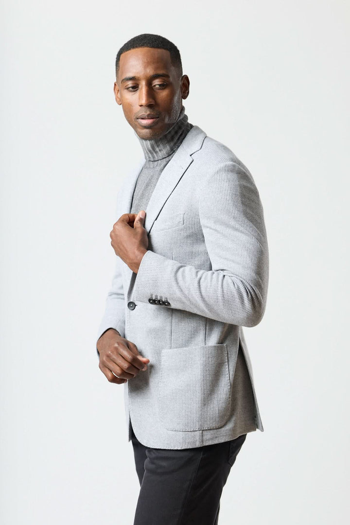 Veston jersey non-structuré à deux boutons