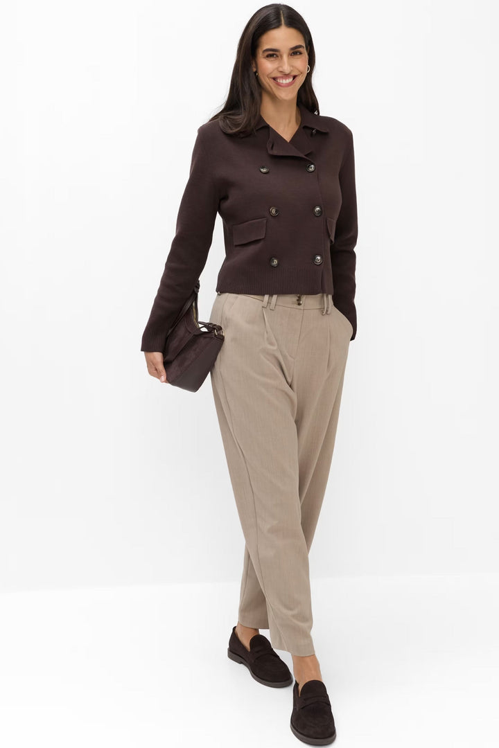 Cardigan Anni structuré à double boutonnage