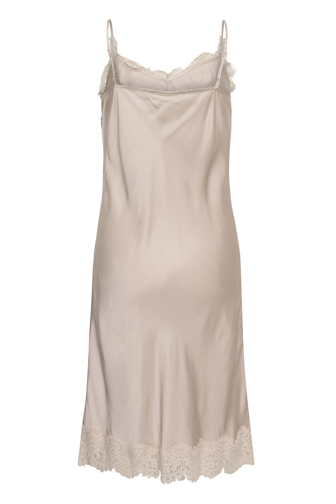 Robe midi Orah satinée à dentelle florale vue de face pour femme Inwear