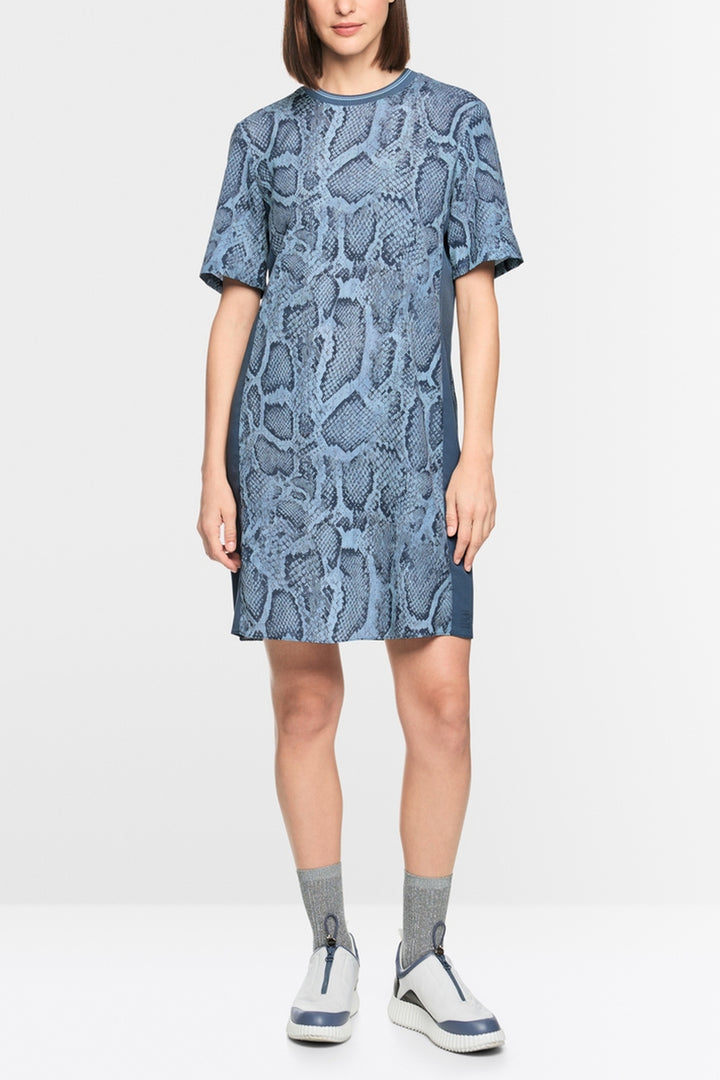 Loose animal print dress