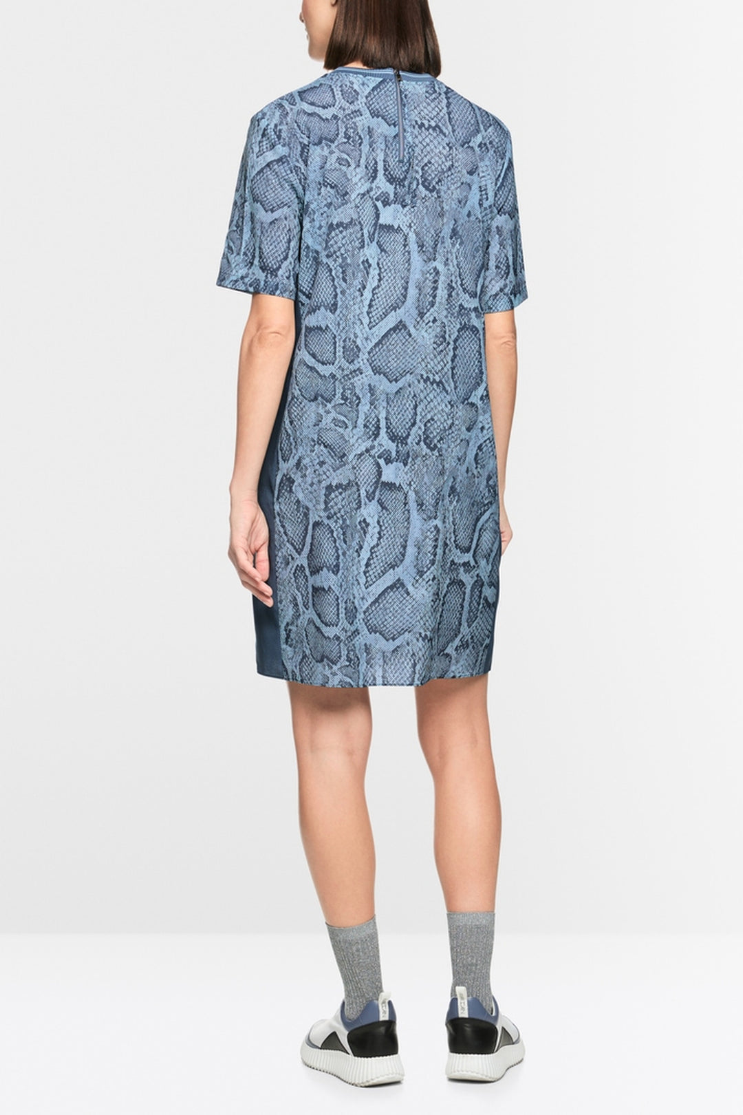 Loose animal print dress