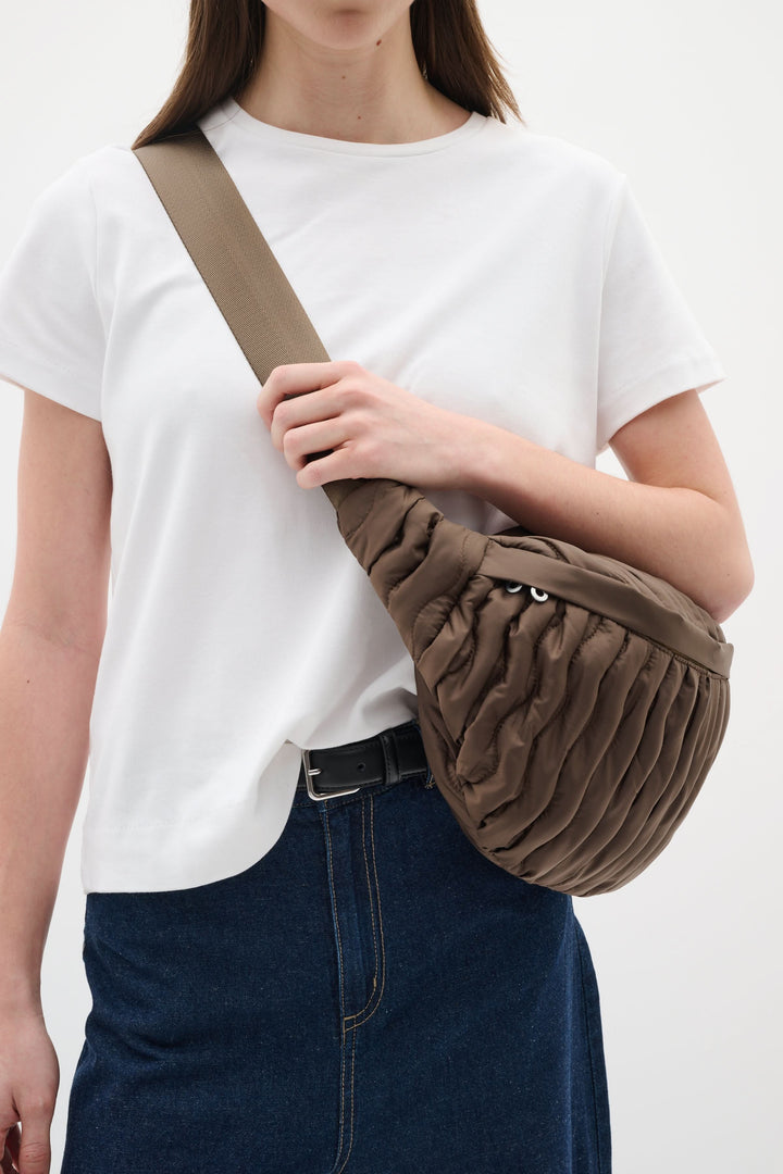 Sac à main Rasidan matelassé à bandoulière vue de face pour femme Inwear