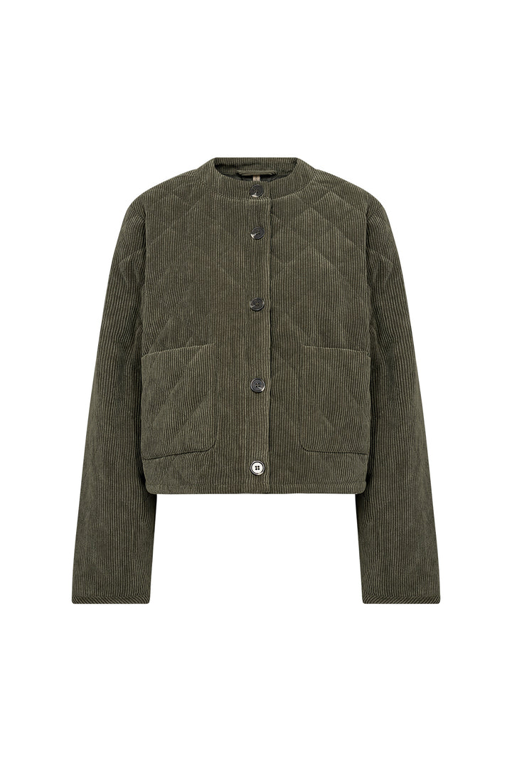 Manteau Bindi court en velours côtelé
