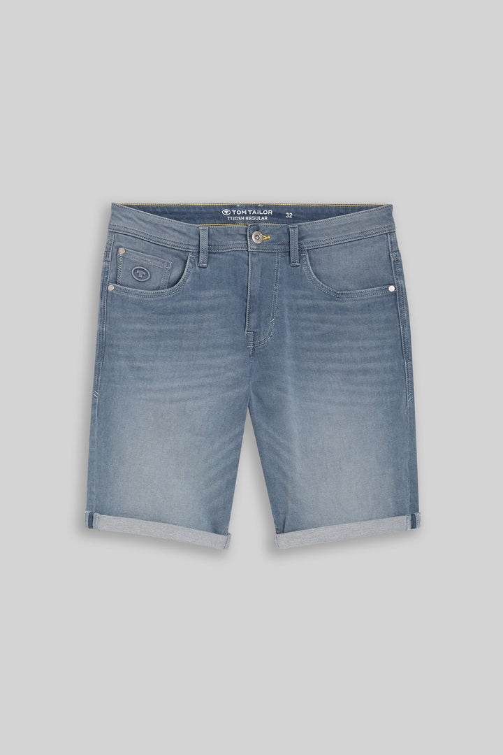 Vue de dos short en jean Tom Tailor pour homme bleu - Valérie Simon