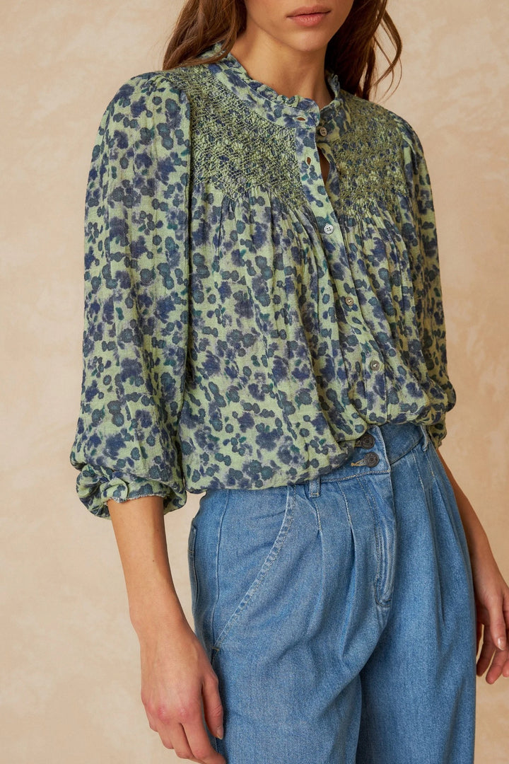 Blouse brodée