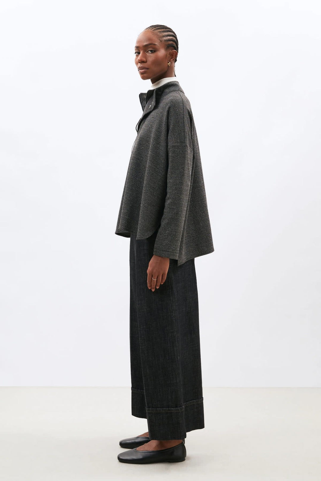 Sweat ample à col montant KANSHIN pour femme Humility