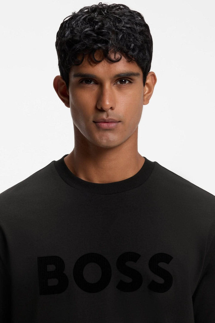 T-shirt à logo contrastant pour homme Hugo Boss