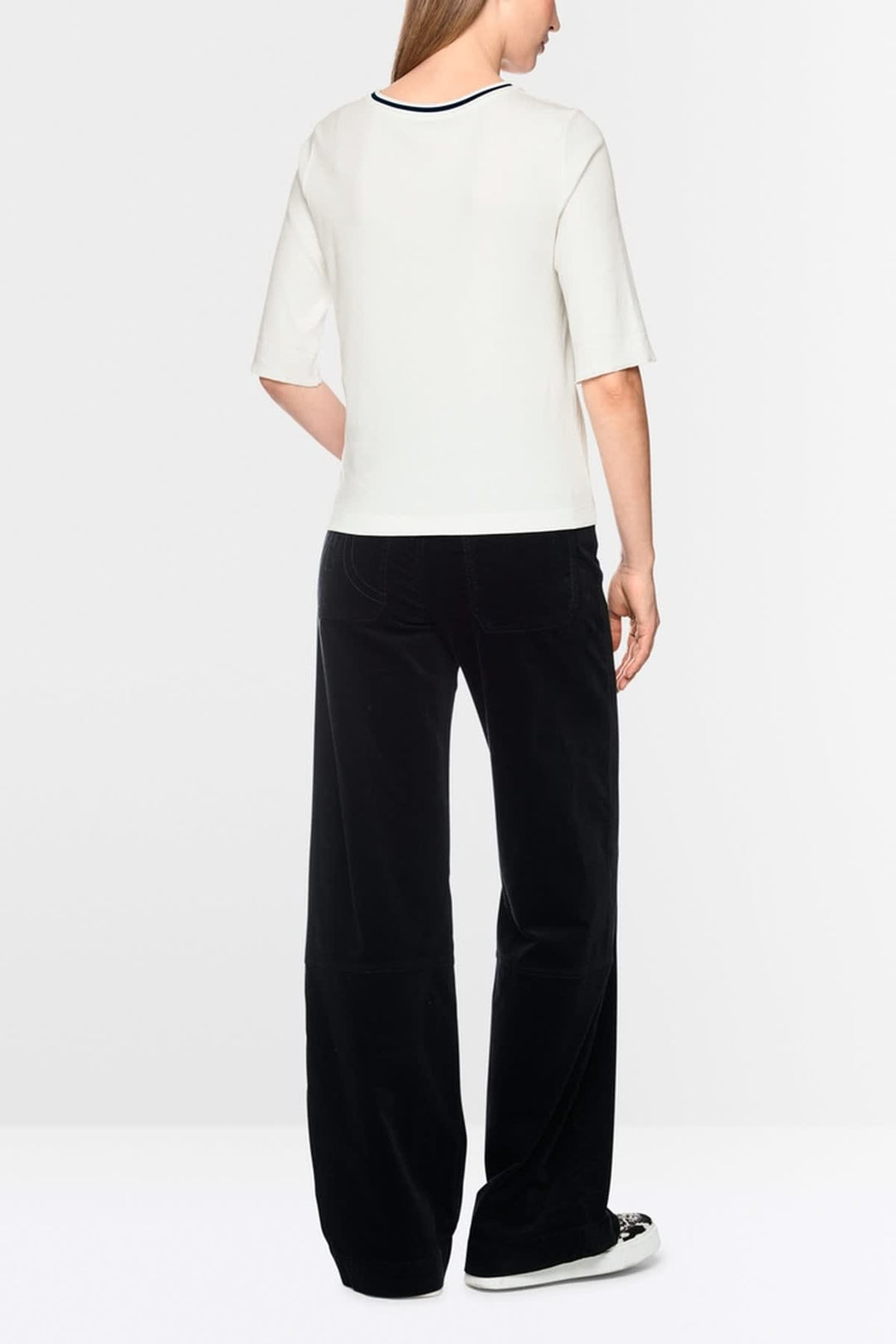 T-shirt imprimé chat et détails bijoux pour femme Marc Cain