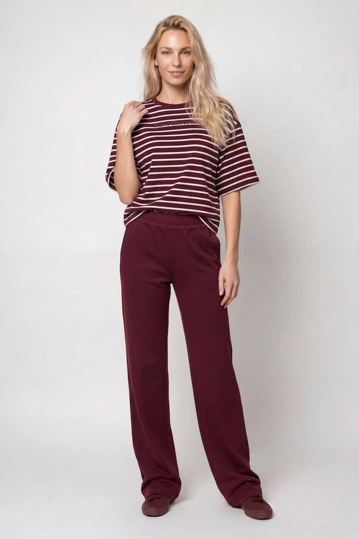 T-shirt rayé à manches courtes pour femme Monari