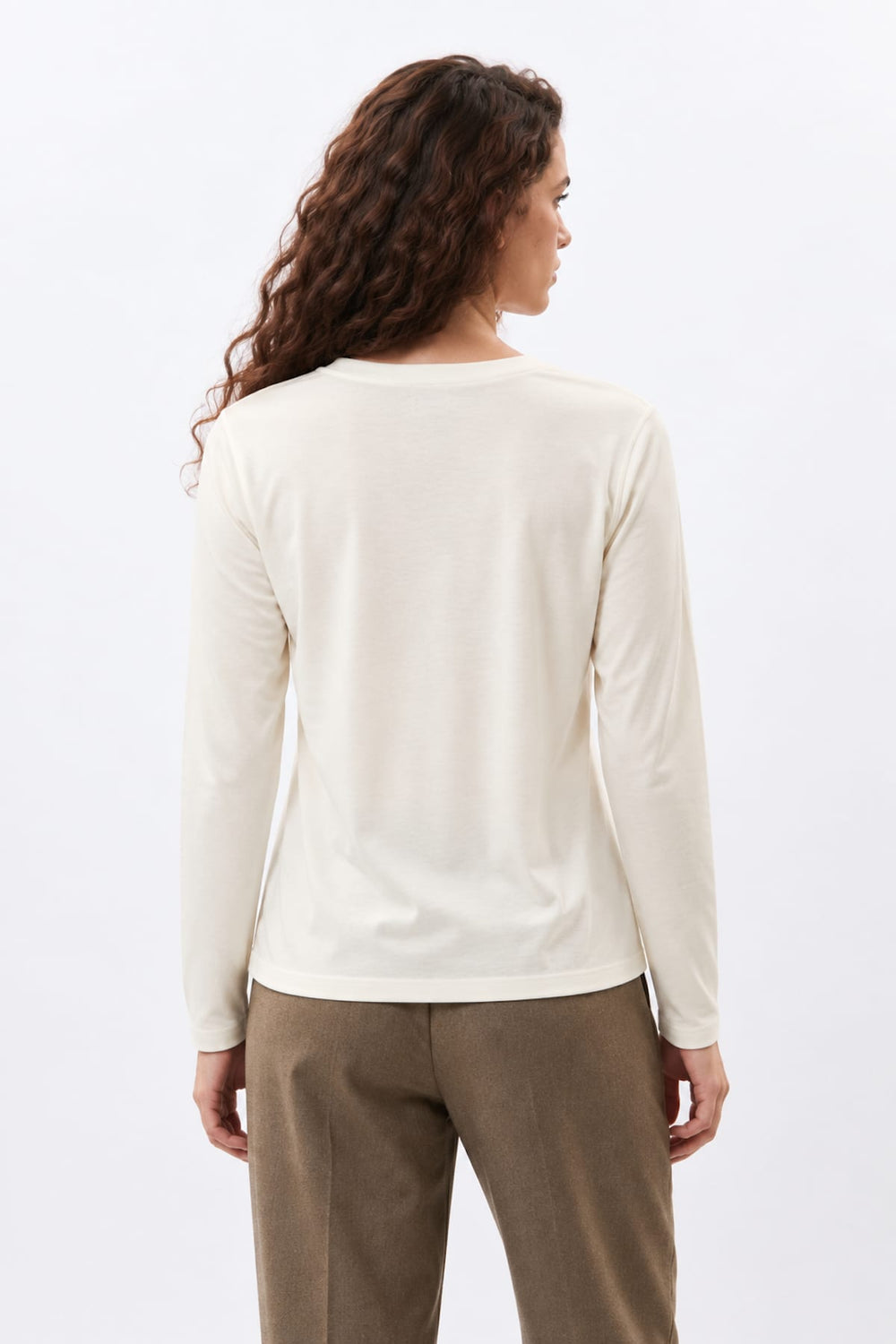 T-shirt Upostin à manches longues pour femme Humility