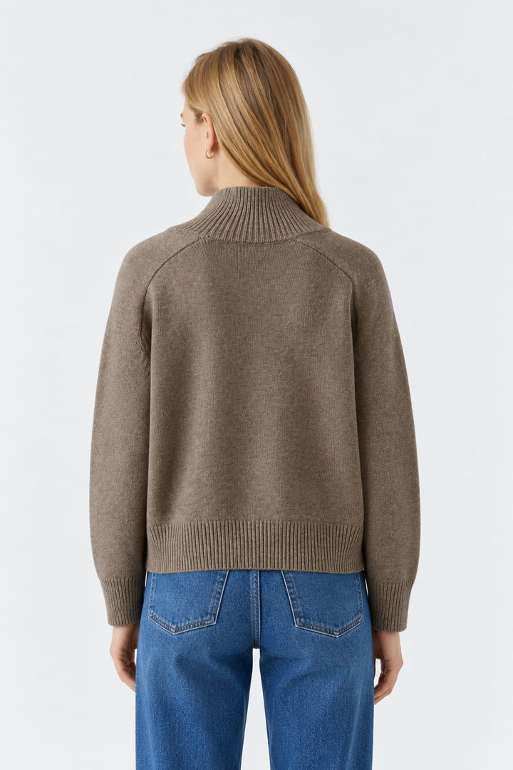 Tricot à col roulé pour femme Oui