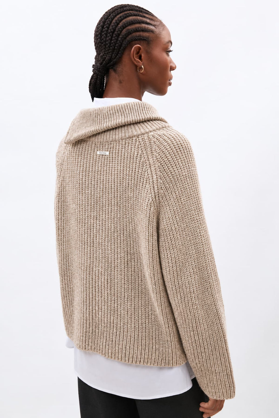Tricot à col zippé Mavis pour femme Humility