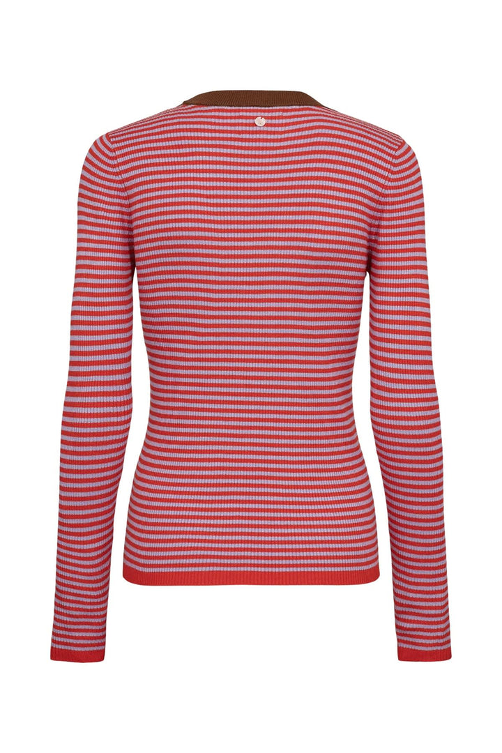 Tricot rayé à manches longues pour femme Numph