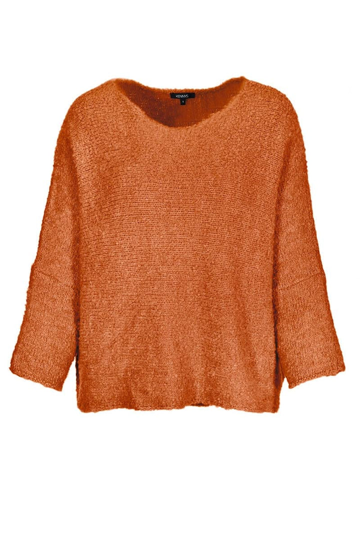 Tricot texturé à manches longues pour femme kennys