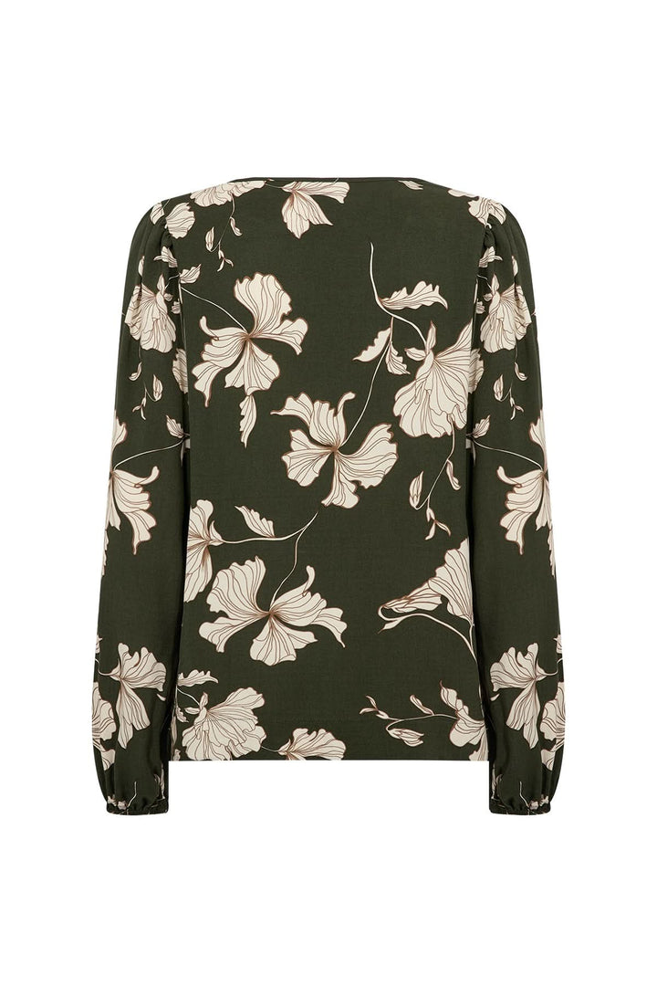 Blouse Hamida fluide à imprimé floral