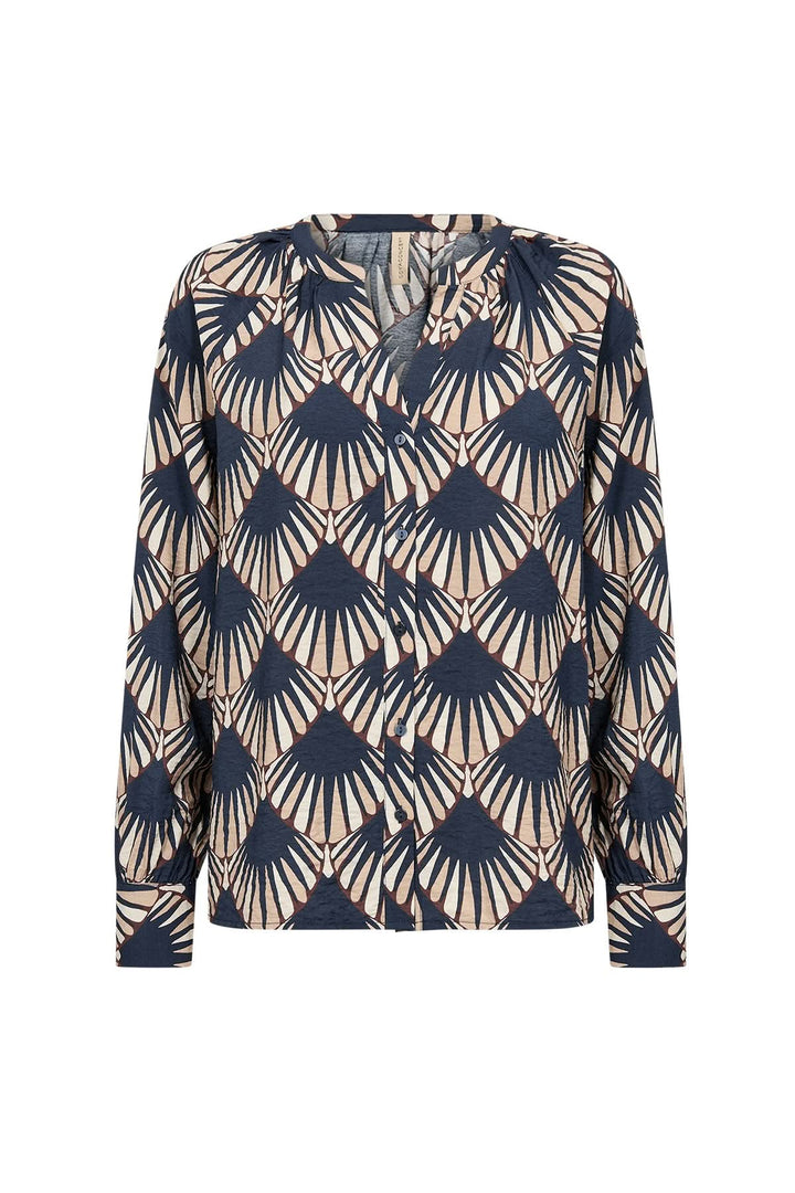 Blouse Halin fluide à imprimé graphique