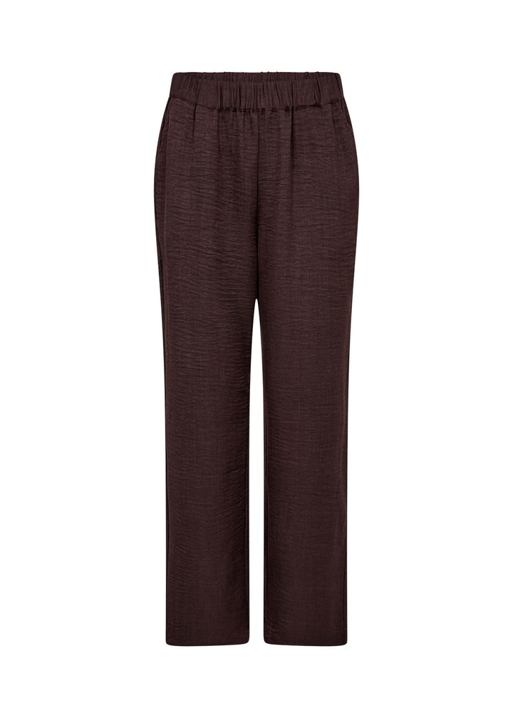Pantalon Charissa à jambe large et taille élastique