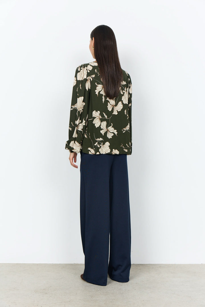 Blouse Hamida fluide à imprimé floral