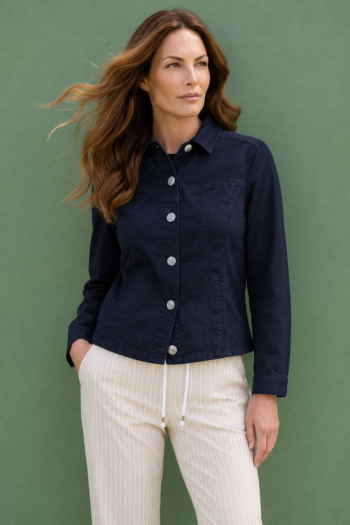 Aretha Short Button-Down Jacket for Women by Kennys