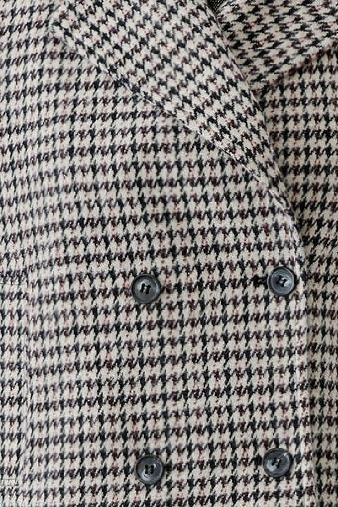 Veste courte à carreaux pour femme Oui