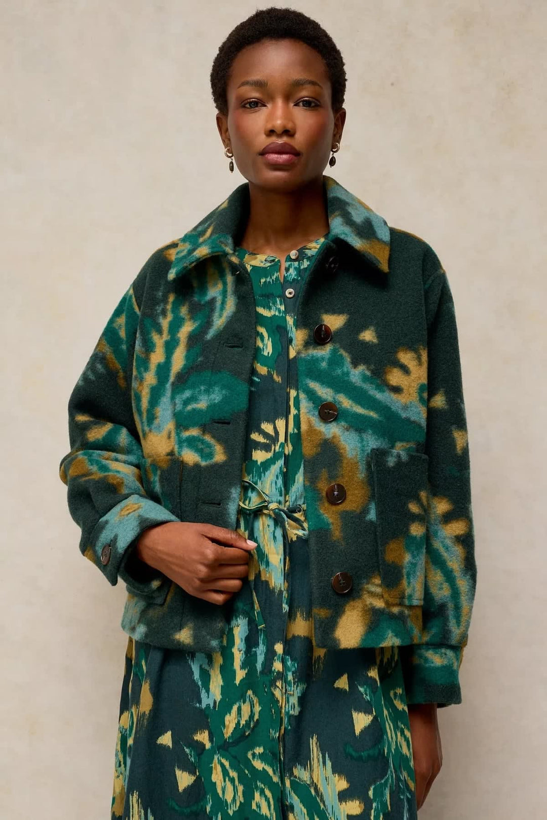 Front view of the women&