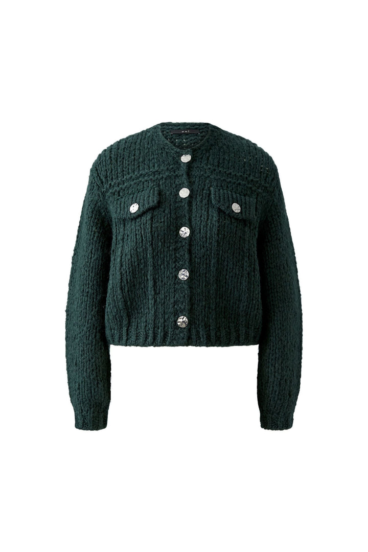Veste courte en tricot texturé pour femme Oui