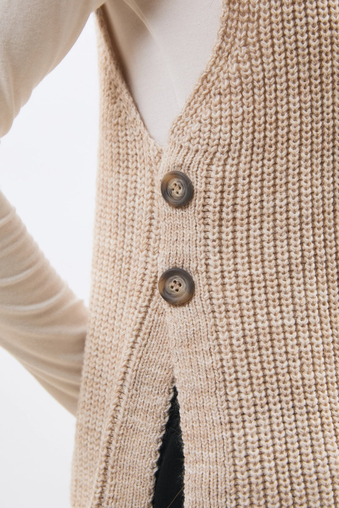 Veste sans manches Mika en tricot pour femme Humility