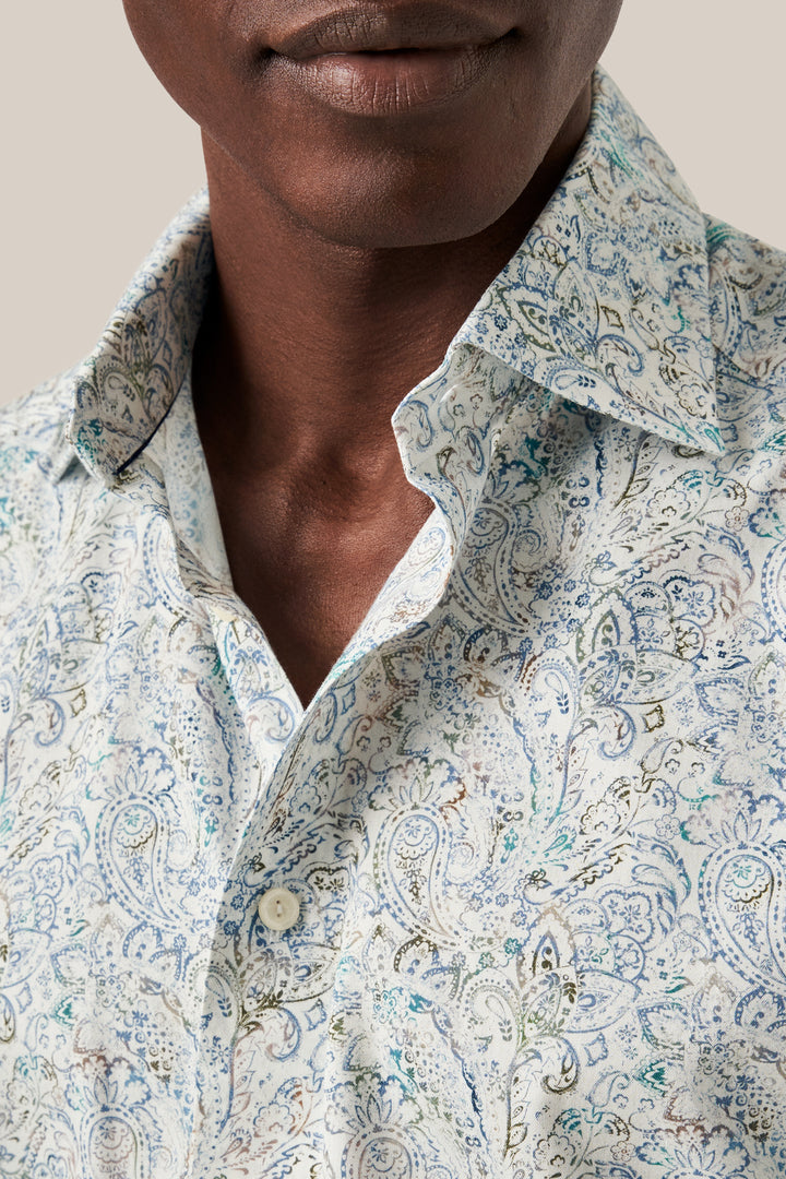 Chemise motifs abstraits