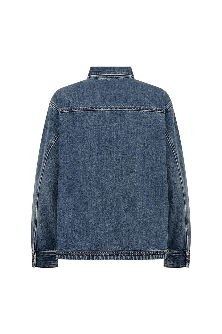 Veste Heda en jean à poches plaquées