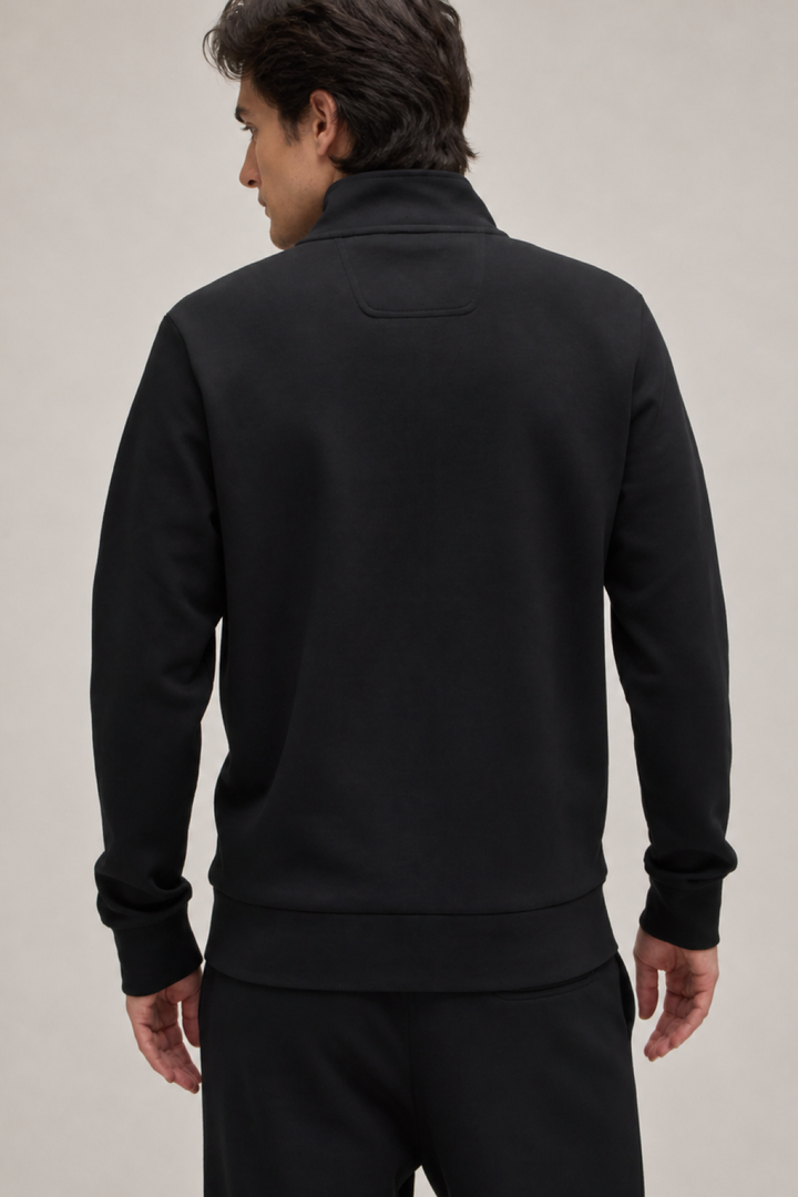 Veste zippée à col montant