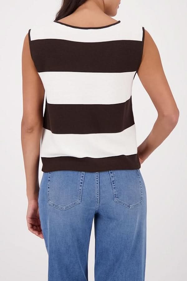 Camisole rayée en tricot