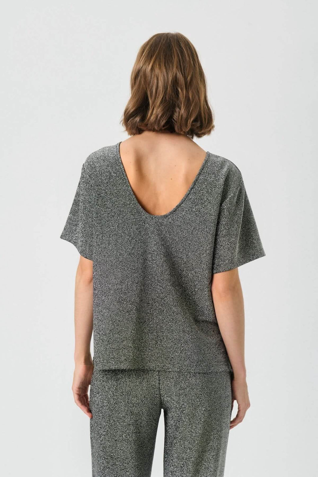 Haut scintillant à dos dégagé Verrona