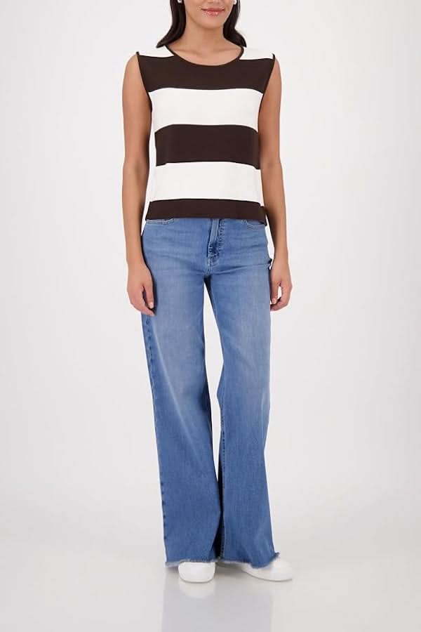 Camisole rayée en tricot