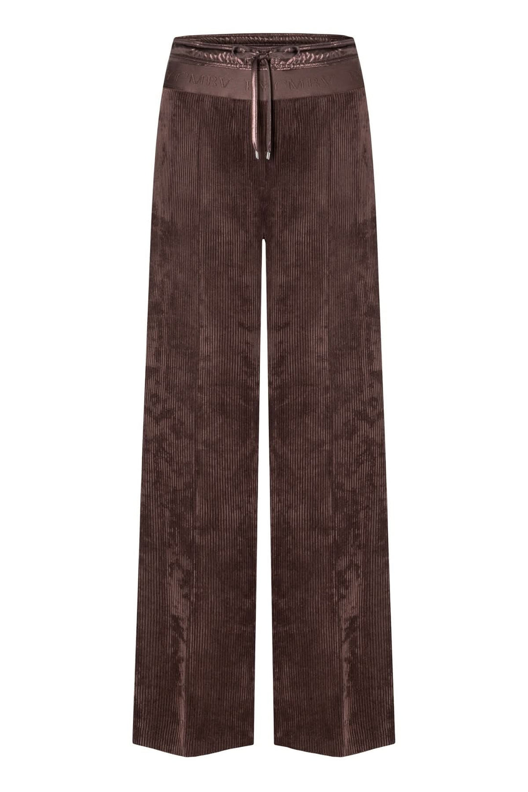 Pantalon en velours côtelé à taille élastique