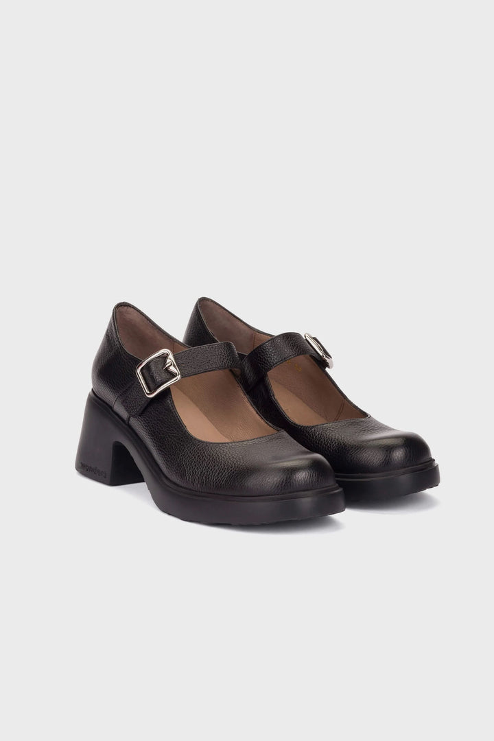 Chaussures de ville à bride et talon bloc