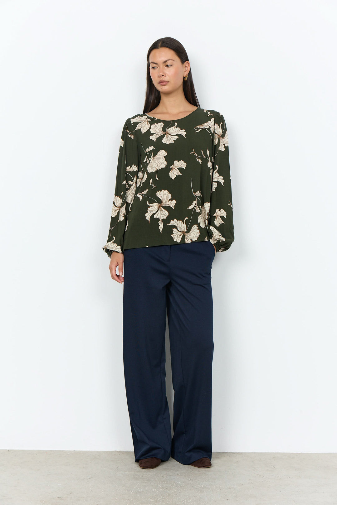 Blouse Hamida fluide à imprimé floral