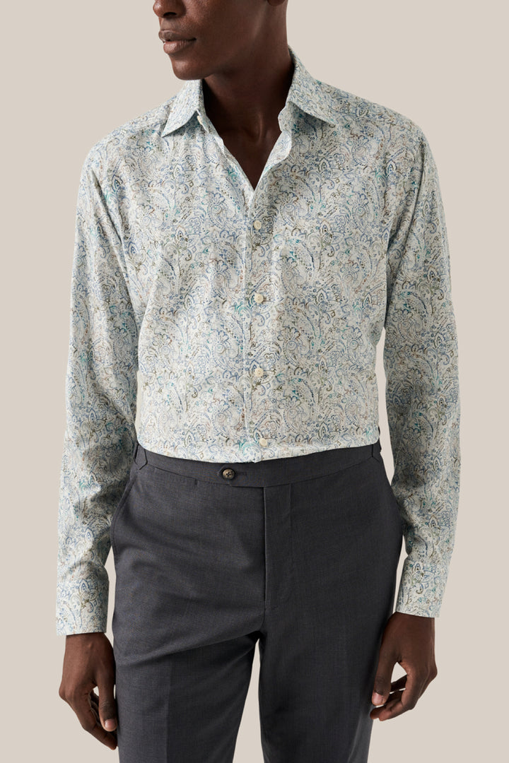 Chemise motifs abstraits