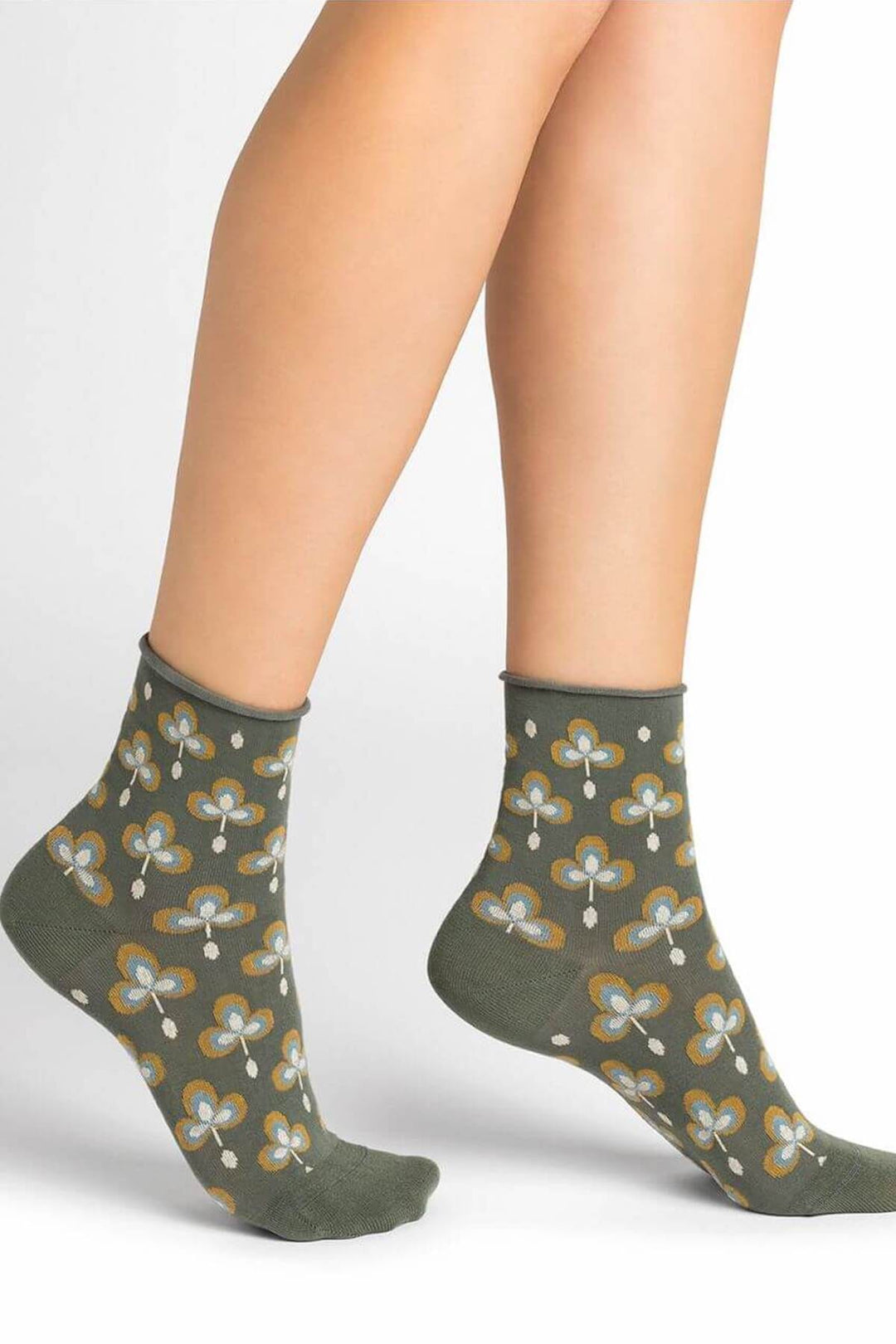 Chaussettes Trèfles Femme - Accessoires - Chaussette Bleuforêt