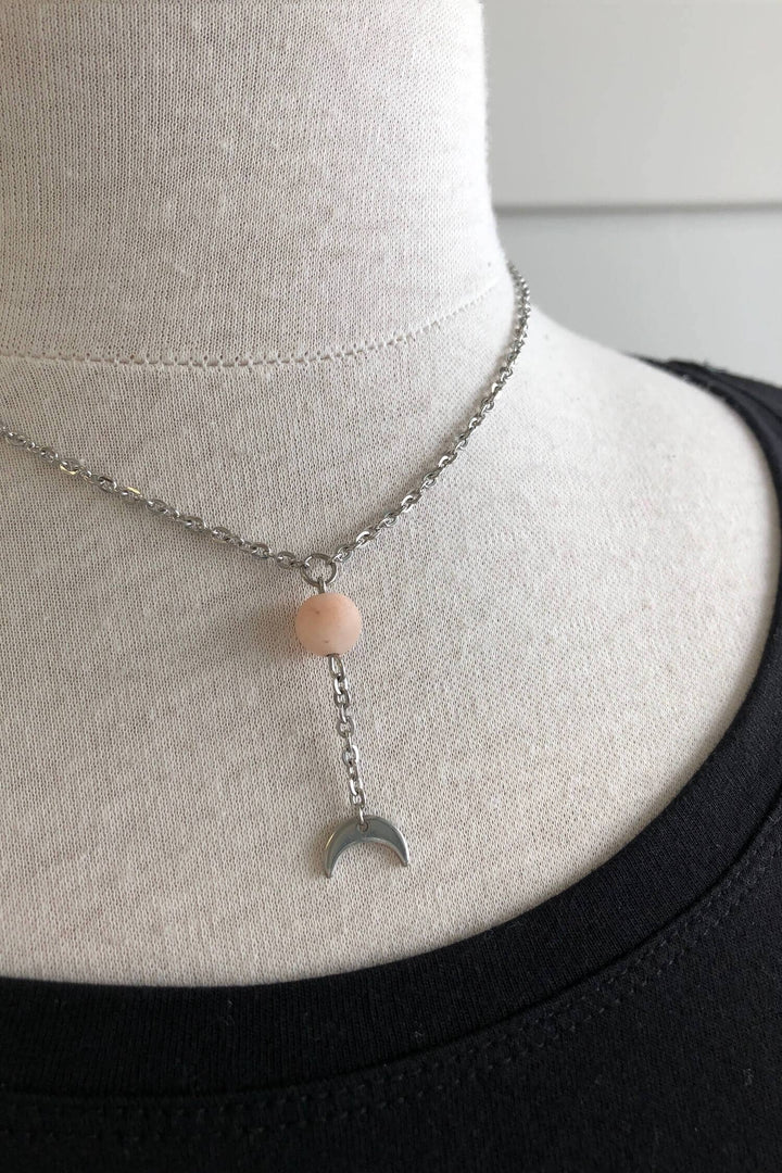 Collier avec perle rosée Femme - Bijoux - Collier Les Nana