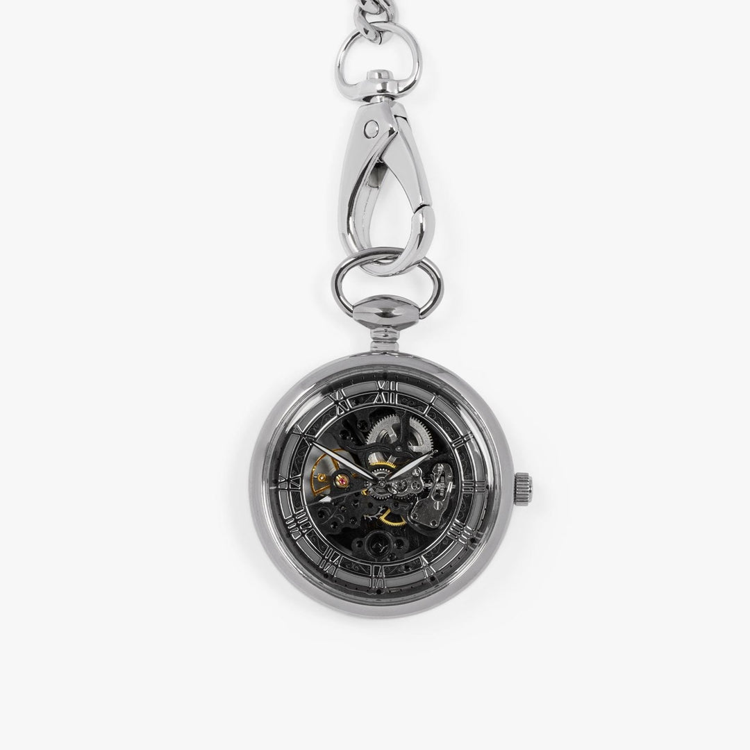 Pocket Watch With Silver Plating Tateossian RT