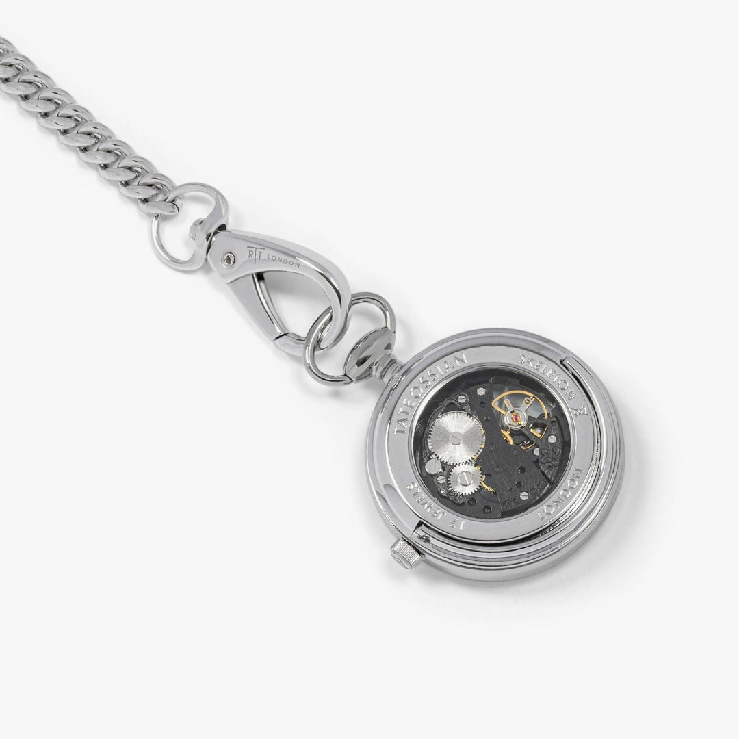 Pocket Watch With Silver Plating Tateossian RT