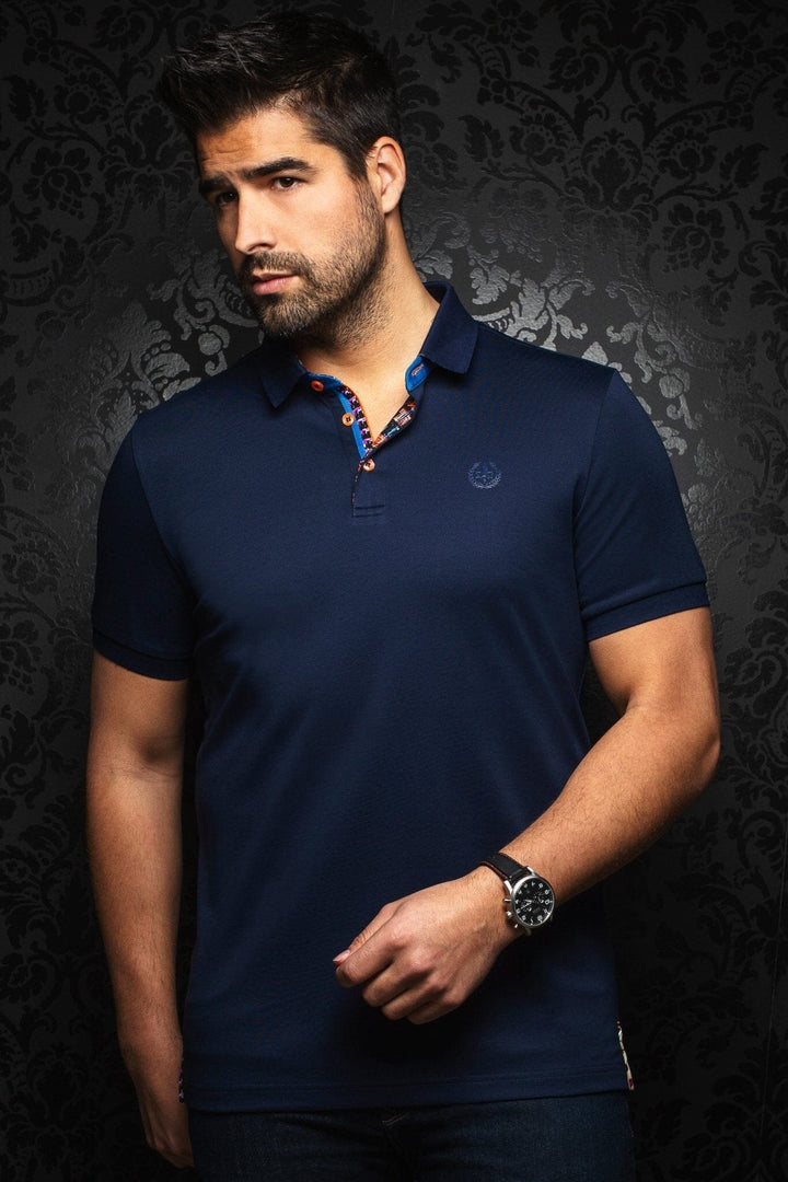 Polo Eagle marine Homme - Hauts - Polo - Polo m/c AU NOIR