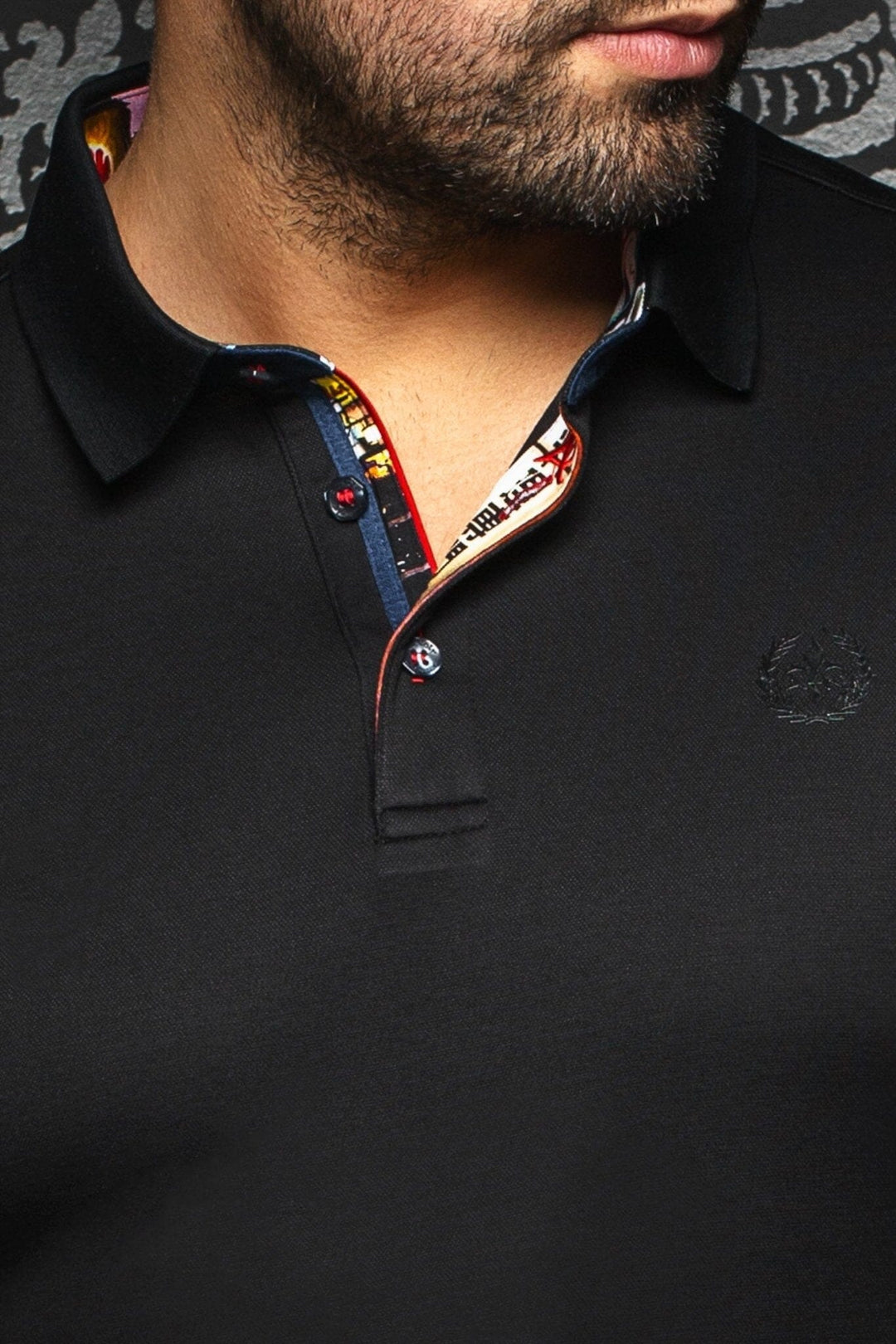 Polo Eagle noir Homme - Hauts - Polo - Polo m/c AU NOIR